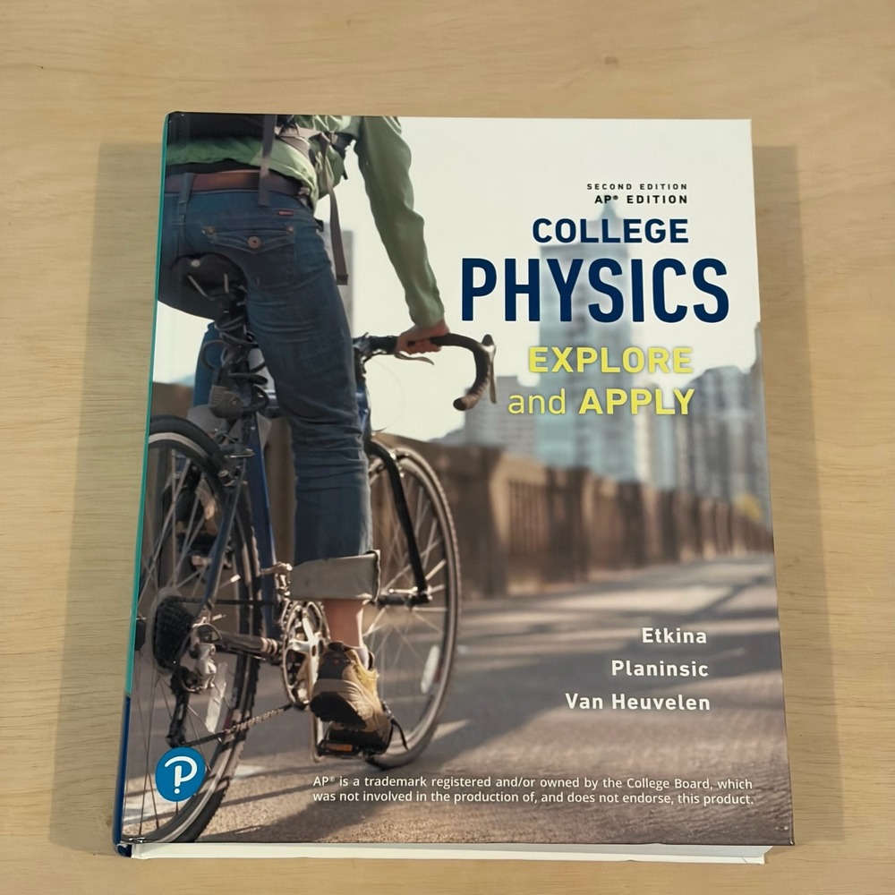 Pearson College Physics AP Edition 2nd Edition Etkina Hardcover Science Textbook